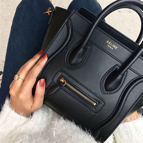 celine mini luggage bag fake|how to find a celine bag.